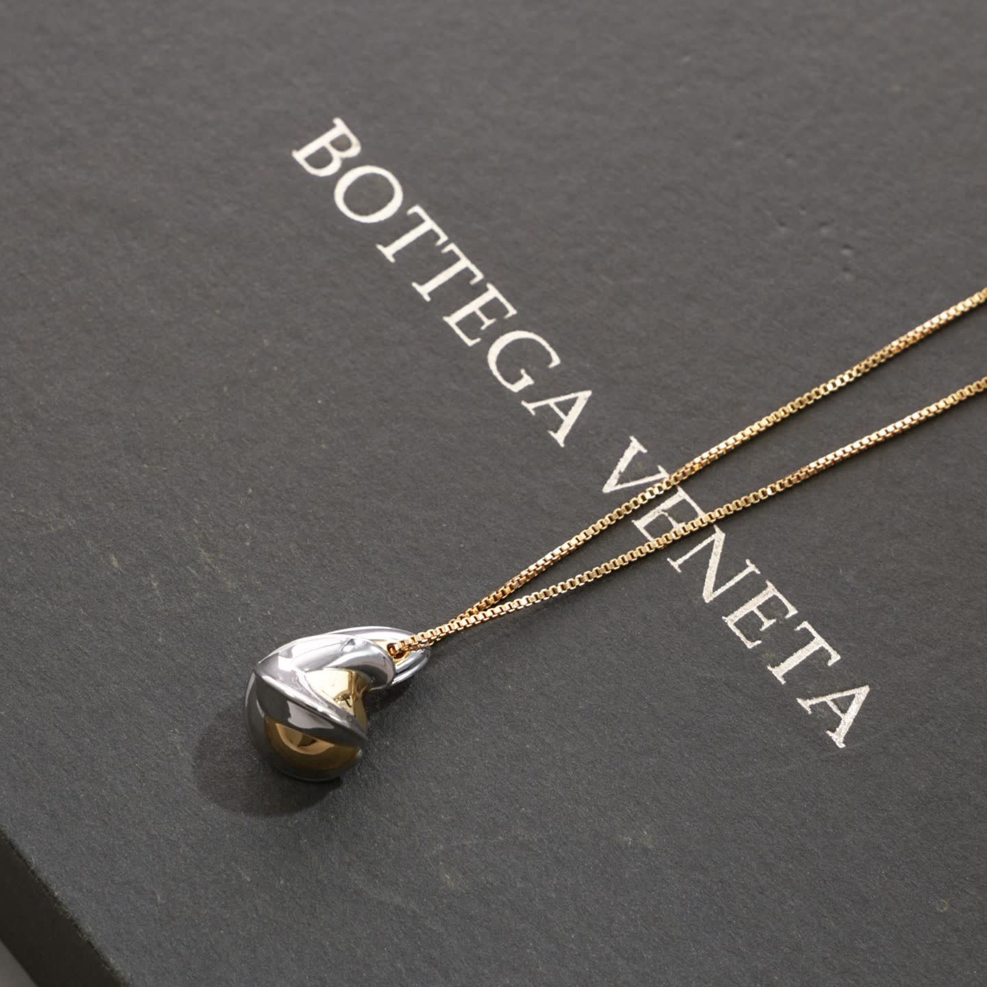 Bottega Veneta Gold & Silver Necklace